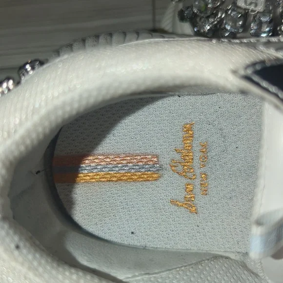 Sam Edelman Jewel Embellished Pyper Gym Sneaker Size 7.5 - Picture 5 of 10